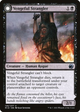 naokuroshop MTG [MID][126][黒][U][EN][復讐に燃えた絞殺者/Vengeful Strangler]（foil） NM