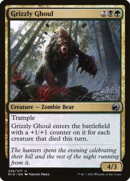 naokuroshop MTG [MID][226][多][U][EN][灰色熊のグール/Grizzly Ghoul] NM