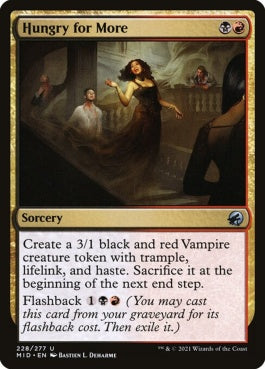 naokuroshop MTG [MID][228][多][U][EN][貪欲な食欲/Hungry for More]（foil） NM