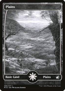 naokuroshop MTG [MID][268][土地][C][EN][平地/Plains]（foil） NM