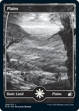 naokuroshop MTG [MID][268][土地][C][JP][平地/Plains]（foil） NM