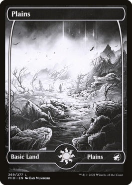 naokuroshop MTG [MID][269][土地][C][EN][平地/Plains]（foil） NM