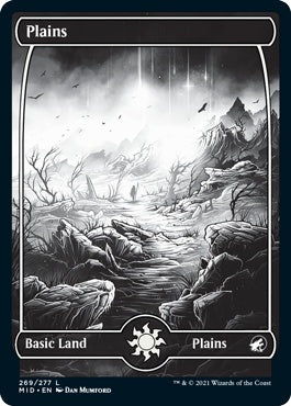 naokuroshop MTG [MID][269][土地][C][JP][平地/Plains]（foil） NM