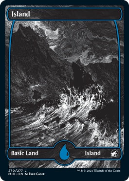 naokuroshop MTG [MID][270][土地][C][JP][島/Island]（foil） NM