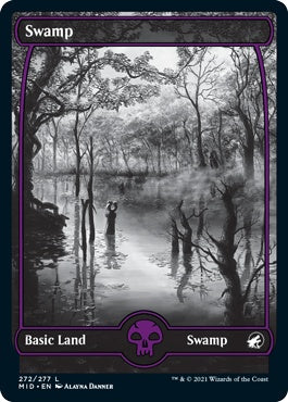 naokuroshop MTG [MID][272][土地][C][JP][沼/Swamp] NM