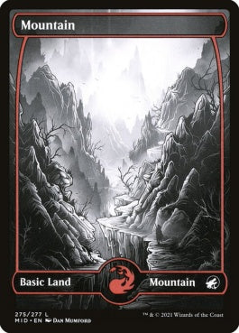 naokuroshop MTG [MID][275][土地][C][EN][山/Mountain] NM