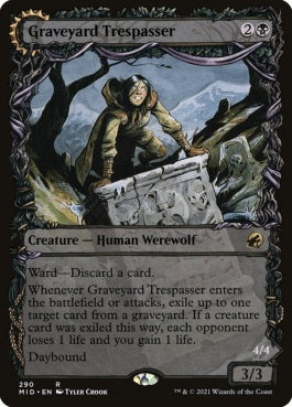 naokuroshop MTG [MID][290][黒][R][EN][墓地の侵入者/Graveyard Trespasser] NM