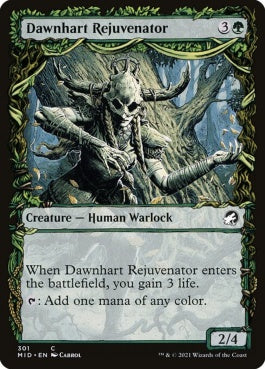 naokuroshop MTG [MID][301][緑][C][EN][ドーンハルトの再生者/Dawnhart Rejuvenator]（foil） NM