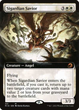 naokuroshop MTG [MID][331][白][M][EN][シガルダ教の救済者/Sigardian Savior] NM