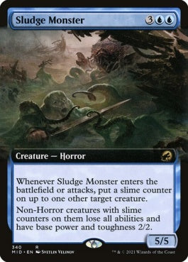 naokuroshop MTG [MID][340][青][R][EN][ヘドロの怪物/Sludge Monster]（foil） NM