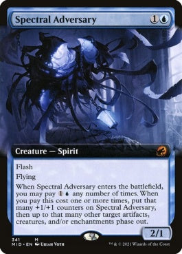 naokuroshop MTG [MID][341][青][M][EN][幽体の敵対者/Spectral Adversary]（foil） NM