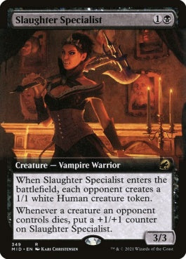 naokuroshop MTG [MID][349][黒][R][EN][殺戮の専門家/Slaughter Specialist]（foil） NM