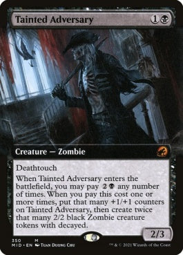 naokuroshop MTG [MID][350][黒][M][EN][穢れた敵対者/Tainted Adversary]（foil） NM