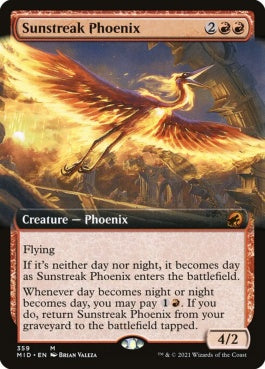 naokuroshop MTG [MID][359][赤][M][EN][太陽筋のフェニックス/Sunstreak Phoenix]（foil） NM