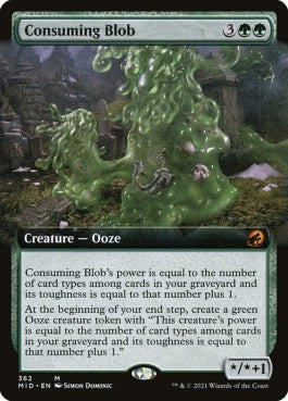 naokuroshop MTG [MID][362][緑][M][EN][消化の泥塊/Consuming Blob]（foil） NM