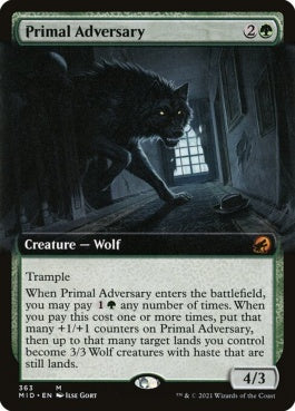 naokuroshop MTG [MID][363][緑][M][EN][原初の敵対者/Primal Adversary] NM