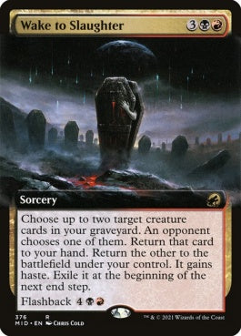 naokuroshop MTG [MID][376][多][R][EN][殺戮者の目覚め/Wake to Slaughter]（foil） NM