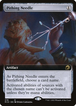 naokuroshop MTG [MID][378][茶][R][EN][真髄の針/Pithing Needle]（foil） NM