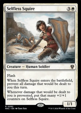 naokuroshop MTG [MKC][0082][白][R][EN][無私の従者/Selfless Squire] NM