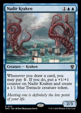 naokuroshop MTG [MKC][0112][青][R][EN][水底のクラーケン/Nadir Kraken] NM