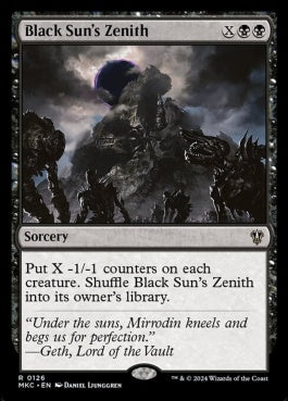 naokuroshop MTG [MKC][0126][黒][R][EN][黒の太陽の頂点/Black Sun's Zenith] NM