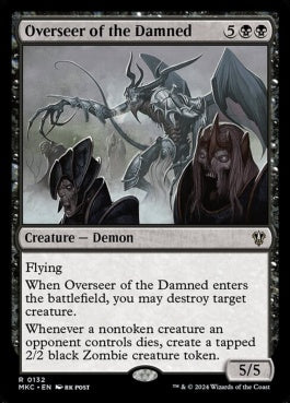 naokuroshop MTG [MKC][0132][黒][R][EN][忌むべき者の監視者/Overseer of the Damned] NM