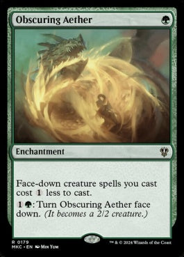 naokuroshop MTG [MKC][0179][緑][R][EN][遮る霊気/Obscuring Aether] NM