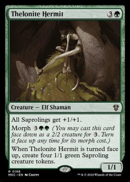 naokuroshop MTG [MKC][0188][緑][R][EN][セロン教の隠遁者/Thelonite Hermit] NM