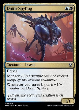 naokuroshop MTG [MKC][0206][多][U][EN][ディミーアの偵察虫/Dimir Spybug] NM