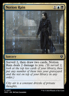 naokuroshop MTG [MKC][0217][多][C][EN][概念の雨/Notion Rain] NM