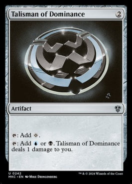 naokuroshop MTG [MKC][0242][茶][U][EN][威圧のタリスマン/Talisman of Dominance] NM