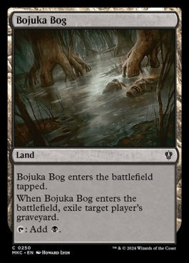 naokuroshop MTG [MKC][0250][土地][C][EN][ボジューカの沼/Bojuka Bog] NM