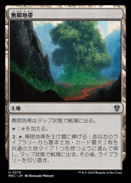 naokuroshop MTG [MKC][0276][土地][U][JP][無限地帯/Myriad Landscape] NM