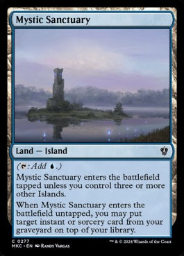 naokuroshop MTG [MKC][0277][土地][C][EN][神秘の聖域/Mystic Sanctuary] NM