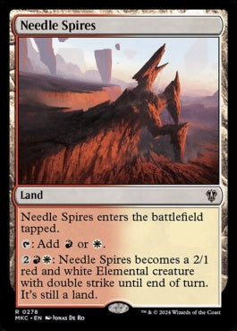 naokuroshop MTG [MKC][0278][土地][R][EN][鋭い突端/Needle Spires] NM