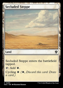 naokuroshop MTG [MKC][0289][土地][C][EN][隔離されたステップ/Secluded Steppe] NM