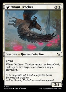 naokuroshop MTG [MKM][0017][白][C][EN][グリフィン乗りの追跡者/Griffnaut Tracker]（foil） NM