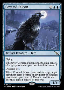 naokuroshop MTG [MKM][0048][青][R][EN][切望の隼/Coveted Falcon]（foil） NM