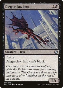 naokuroshop MTG [MM2][074][黒][U][EN][短剣爪のインプ/Daggerclaw Imp] NM