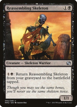 naokuroshop MTG [MM2][092][黒][U][EN][組み直しの骸骨/Reassembling Skeleton] NM