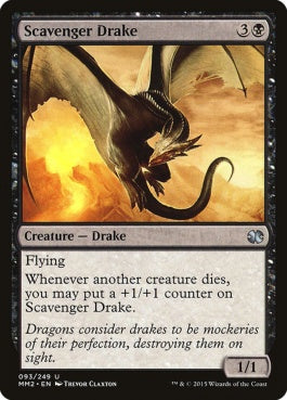 naokuroshop MTG [MM2][093][黒][U][EN][ゴミあさりのドレイク/Scavenger Drake] NM