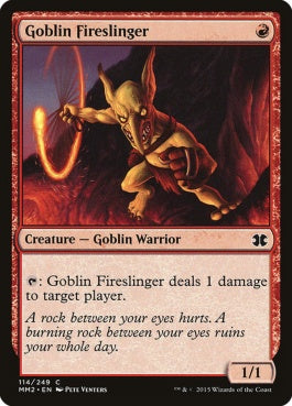 naokuroshop MTG [MM2][114][赤][C][EN][ゴブリンの投火師/Goblin Fireslinger] NM