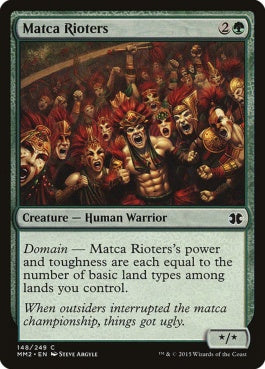 naokuroshop MTG [MM2][148][緑][C][EN][マトカの暴動者/Matca Rioters] NM