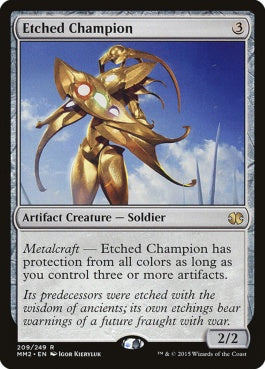 naokuroshop MTG [MM2][209][茶][R][EN][刻まれた勇者/Etched Champion] NM