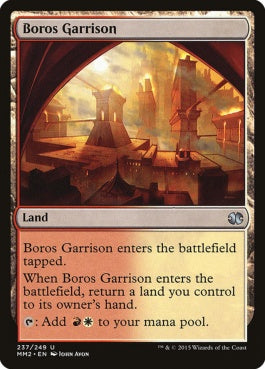 naokuroshop MTG [MM2][237][土地][U][EN][ボロスの駐屯地/Boros Garrison] NM