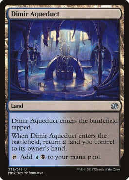 naokuroshop MTG [MM2][239][土地][U][EN][ディミーアの水路/Dimir Aqueduct] NM