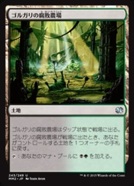 naokuroshop MTG [MM2][243][土地][U][JP][ゴルガリの腐敗農場/Golgari Rot Farm] NM