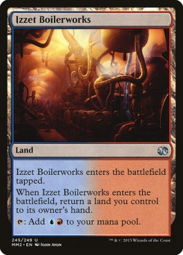 naokuroshop MTG [MM2][245][土地][U][EN][イゼットの煮沸場/Izzet Boilerworks] NM