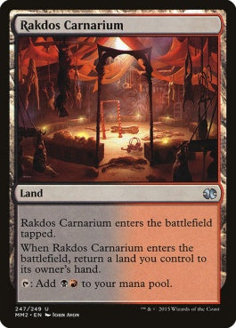 naokuroshop MTG [MM2][247][土地][U][EN][ラクドスの肉儀場/Rakdos Carnarium] NM