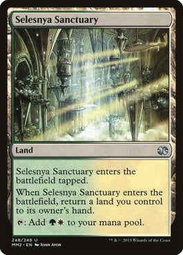 naokuroshop MTG [MM2][248][土地][U][EN][セレズニアの聖域/Selesnya Sanctuary] NM